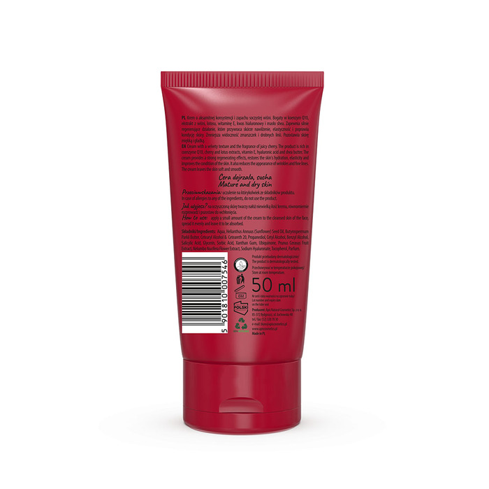 FRUIT SHOT - Regenerativna krema za lice sa mirisom trešnje 50ml | APIS COSMETICS | Kozmo