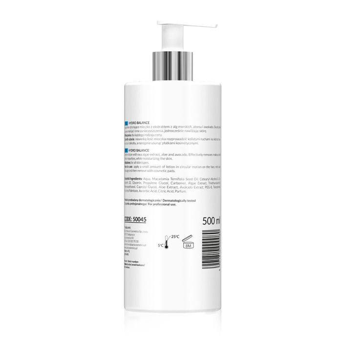 HYDRO BALANCE - Hidratantno mleko za lice sa morskim algama - 500 ml | APIS COSMETICS | Kozmo