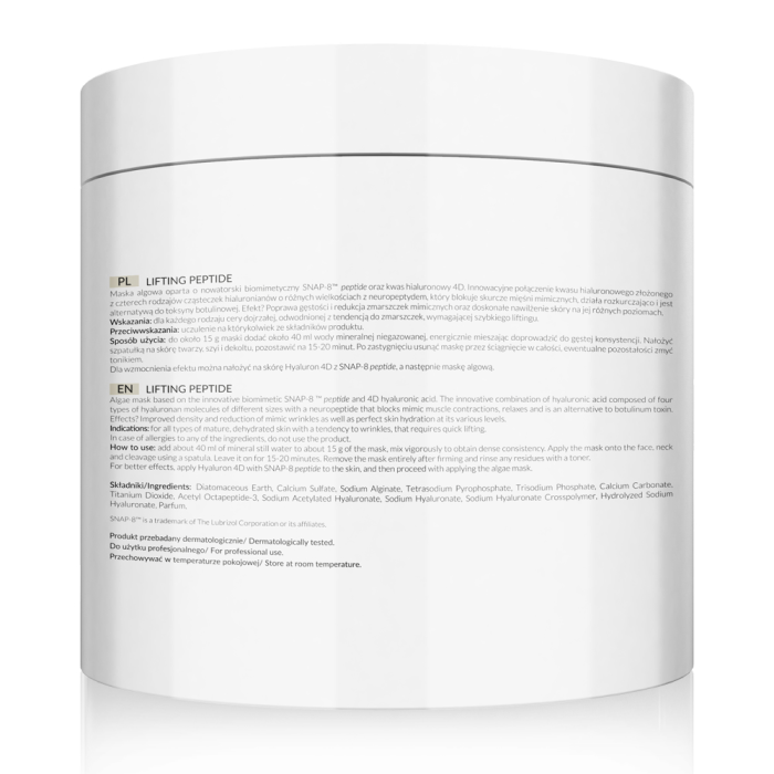 LIFTING PEPTIDE - Alginatna maska protiv mimičkih bora 200 g | APIS COSMETICS | Kozmo