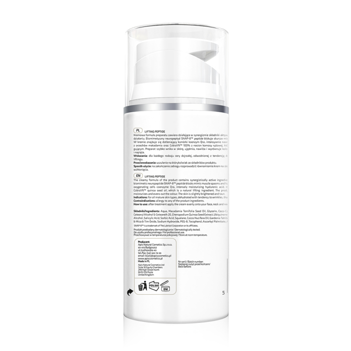 LIFTING PEPTIDE - Krema za zatezanje lica 100 ml | APIS COSMETICS | Kozmo