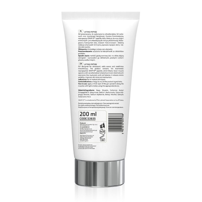 LIFTING PEPTIDE - Ultrazvučni gel za podizanje i zatezanje lica 200 ml | APIS COSMETICS | Kozmo