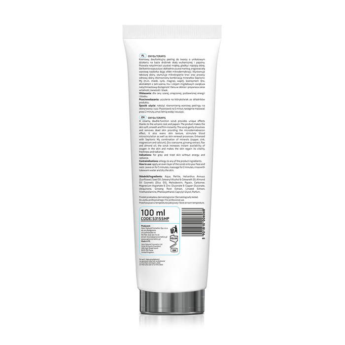 OXY O2 Piling za lice sa aktivnim kiseonikom - efekat mikrodermoabrazije 100ml |APIS COSMETICS| Kozmo