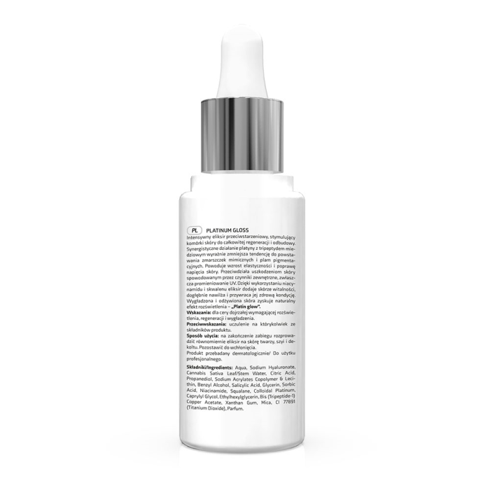 PLATINUM GLOSS Serum za lice za podmlađivanje sa tripeptidom platine i bakra 30ml |APIS COSMETICS| Kozmo