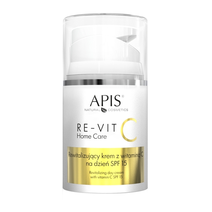 RE-VIT C HOME CARE - Revitalizirajuća dnevna krema sa vitaminom C za lice i zaštitnim faktorom SPF 15 50 ml| APIS COSMETICS | Kozmo
