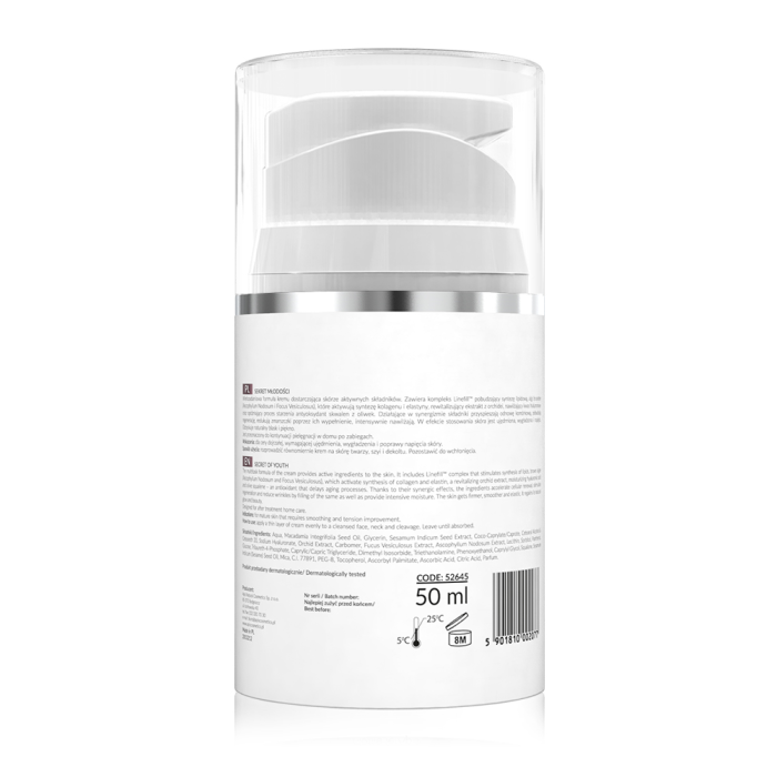 SECRET OF YOUTH Krema protiv bora i za zatezanje kože lica sa Linefill™ kompleksom 50 ml  |APIS COSMETICS| Kozmo