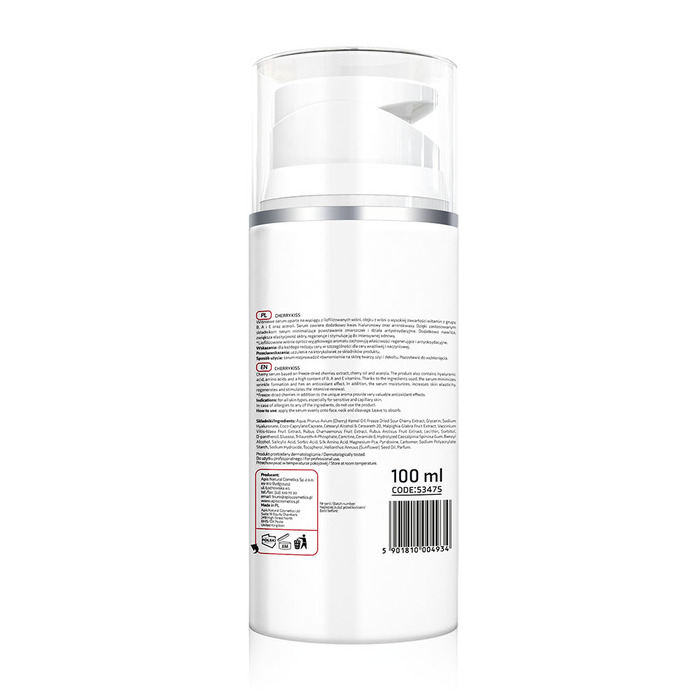 CHERRY KISS - Multivitaminski serum sa liofiliziranim trešnjama i acerolom 100 ml | APIS COSMETICS | Kozmo