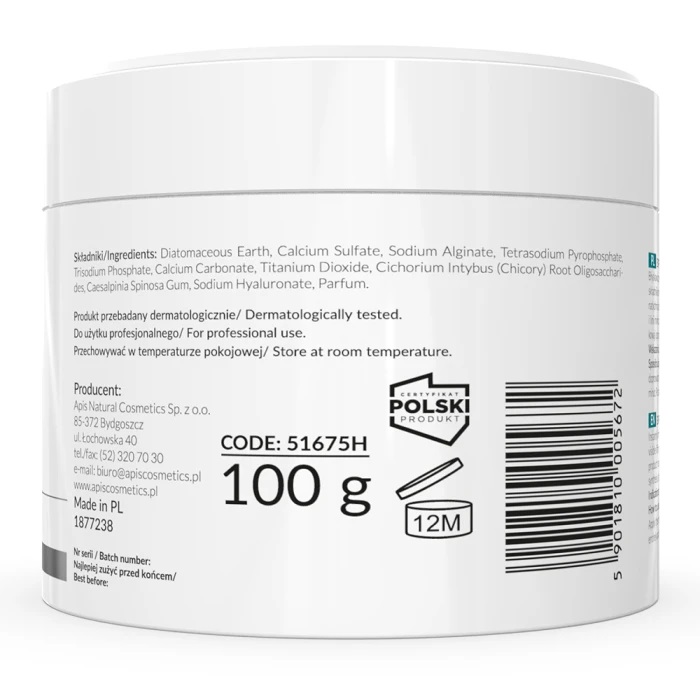 EXPRESS LIFTING Maska za zatezanje kože lica od algi sa TENS'UP™ kompleksom 100g |APIS COSMETICS| Kozmo