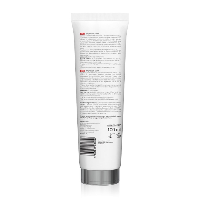 RASPBERRY GLOW - Gel maska sa liofiliziranim malinama 100 ml