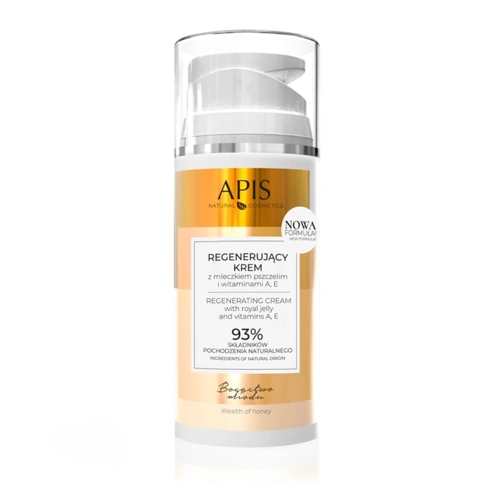 RICHNESS OF HONEY -  Krema za lice od matičnog mleča sa vitaminima A i E, 100ml | APIS  COSMETICS| Kozmo