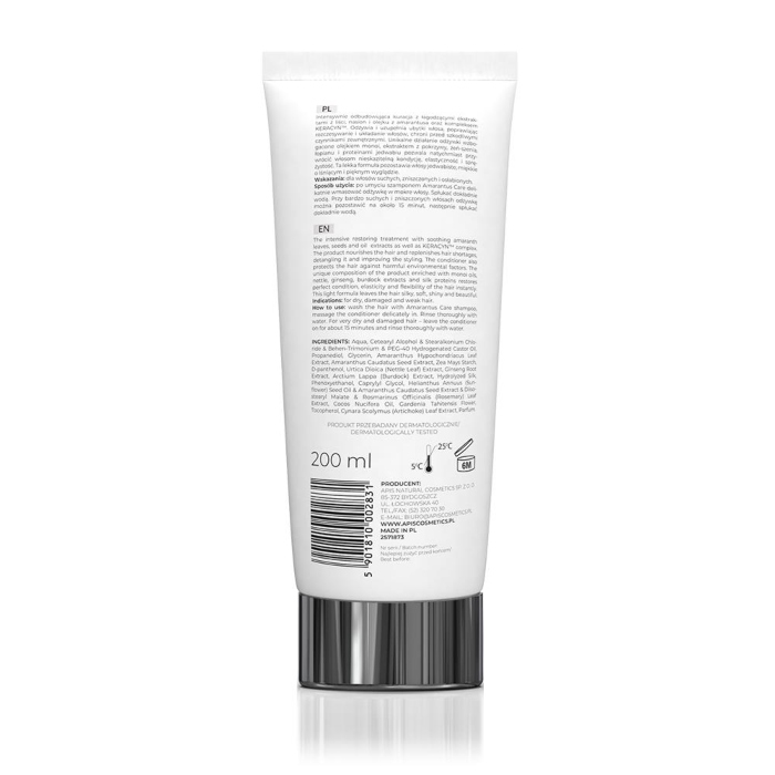 AMARANTUS Regenerator za suvu, oštećenu i kosu bez sjaja sa amarantom 200ml | APIS  COSMETICS| Kozmo