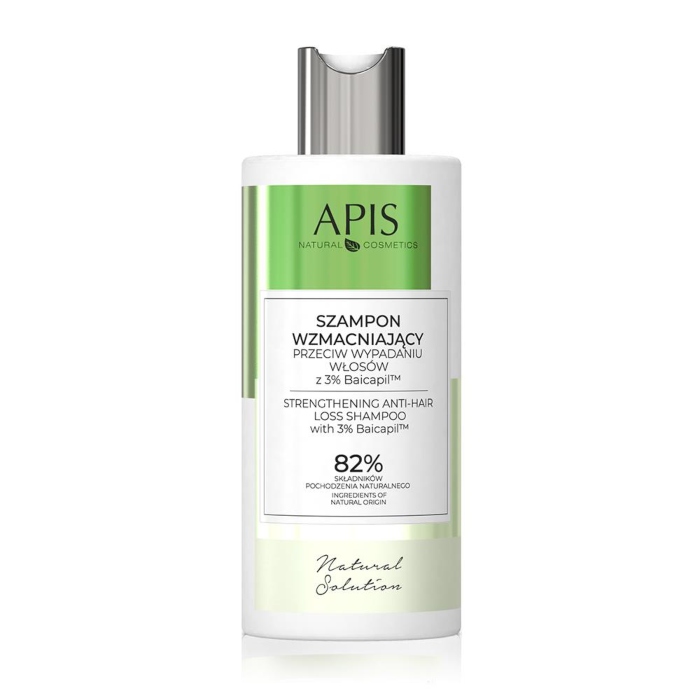 NATURAL SOLUTION - Šampon protiv opadanja I za brzi rast kose sa pšeničnim klicama 300ml | APIS  COSMETICS| Kozmo