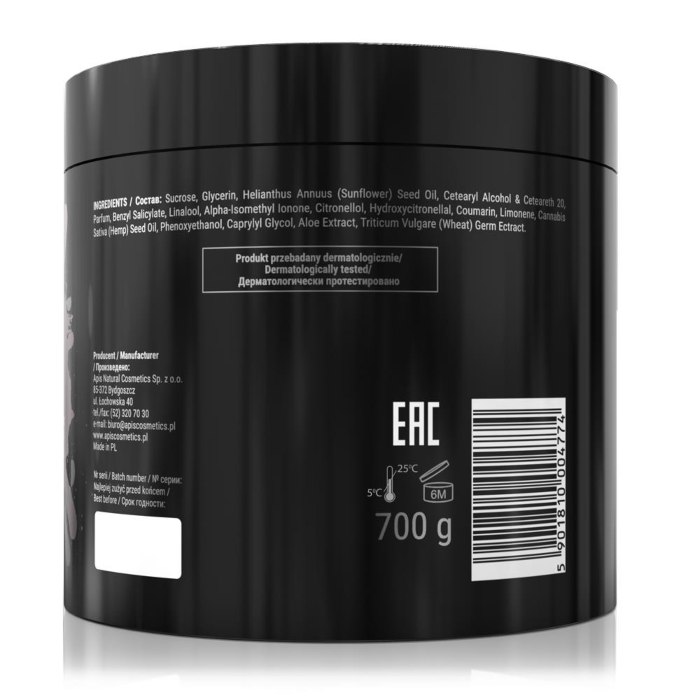 PERFUME LINE - Night fever piling za čišćenje tela, ruku i nogu sa šećernom trskom 500 gr