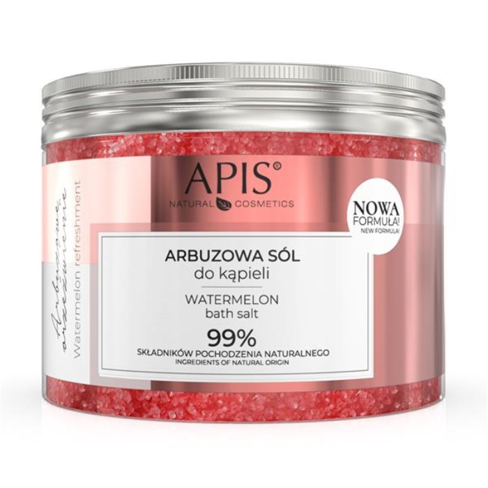 WATERMELON - Hidratantna so za kupanje sa ekstraktom lubenica i dinja  650g | APIS  COSMETICS| Kozmo