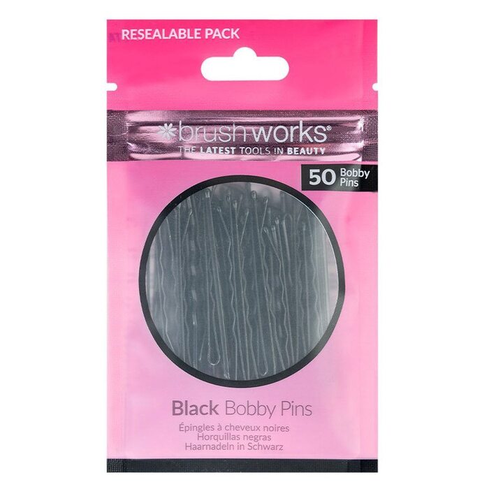 Ukosnice za kosu - Crne 50kom 5056683102697 | Brushworks |Kozmo Online 