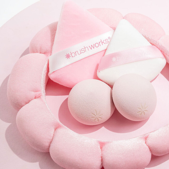 Roze rajf za kosu i set sunđera za blendovanje Dream Blend Brushworks| Kozmo Online - 5056683104561