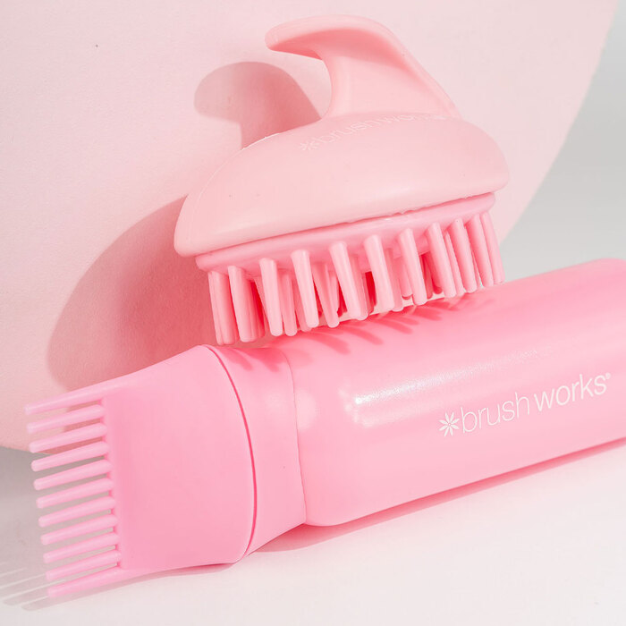 Set za negu kose Aplikator za Ulje za Kosu i Masažer za Glavu Brushworks  - Kozmo - 5056683104622