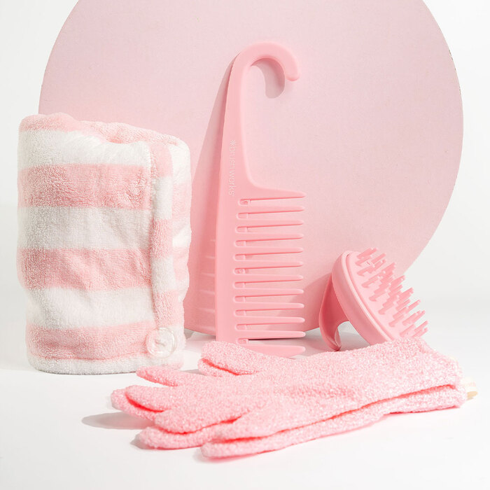 Luksuzni set za tuširanje i negu kože i kose Brushworks | Kozmo - 5056683104899