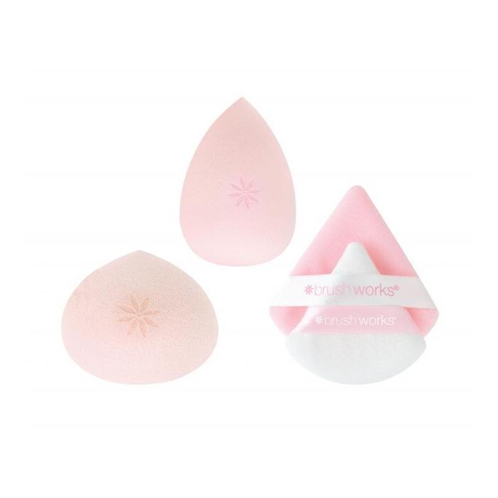 Set za šminkanje sa sunđerima i aplikatorima za puder Brushworks Kozmo - 5056683105193