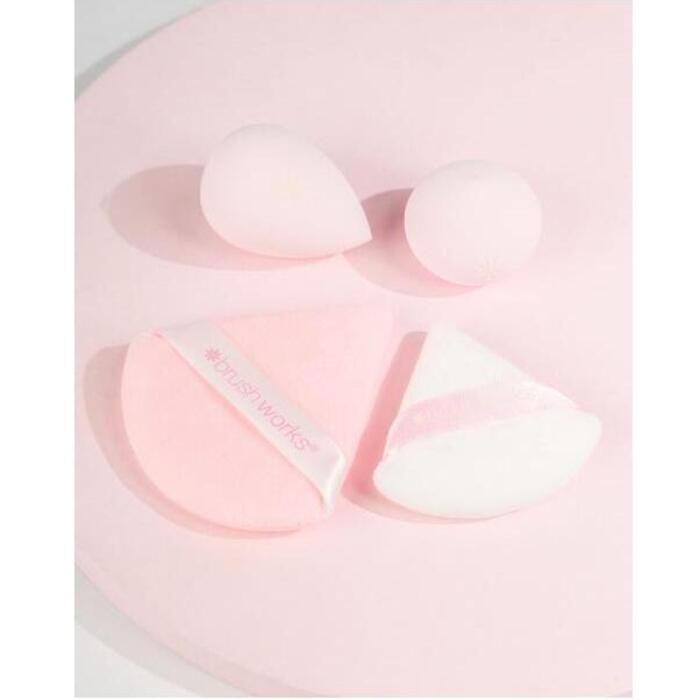 Set za šminkanje sa sunđerima i aplikatorima za puder Brushworks Kozmo - 5056683105193