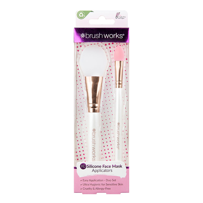 Set Silikonskih Četkica za Nanošenje Maske za Lice 2 kom Brushwork | Brushworks | Kozmo