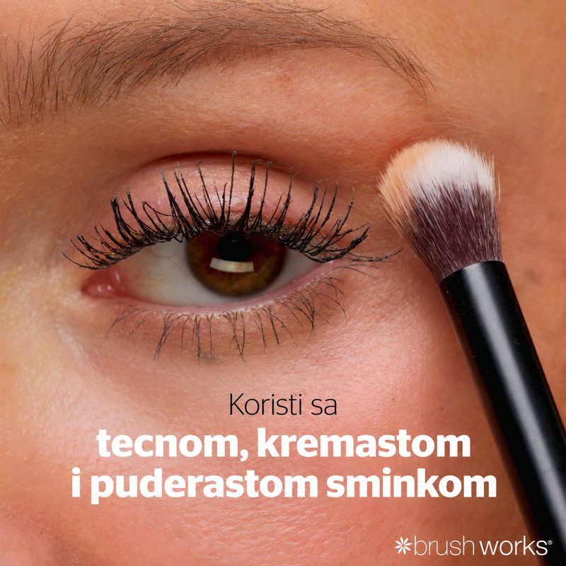 Set mini cetkica za sminkanje Brushworks 4 kom