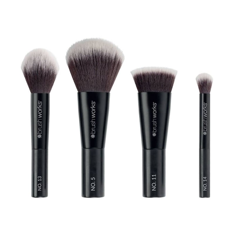 Set mini cetkica za sminkanje Brushworks 4 kom