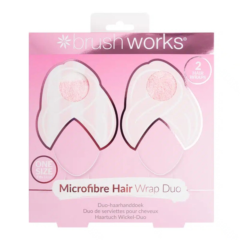 Turbani za kosu od mikrofibera 2 kom Brushworks
