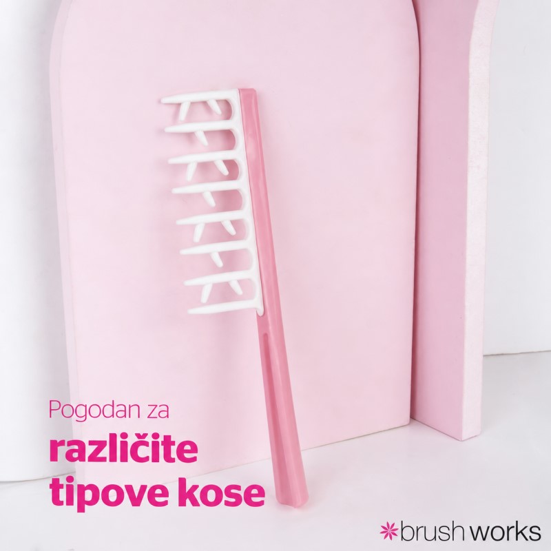 Češalj za oblikovanje lokni BRUSHWORKS 