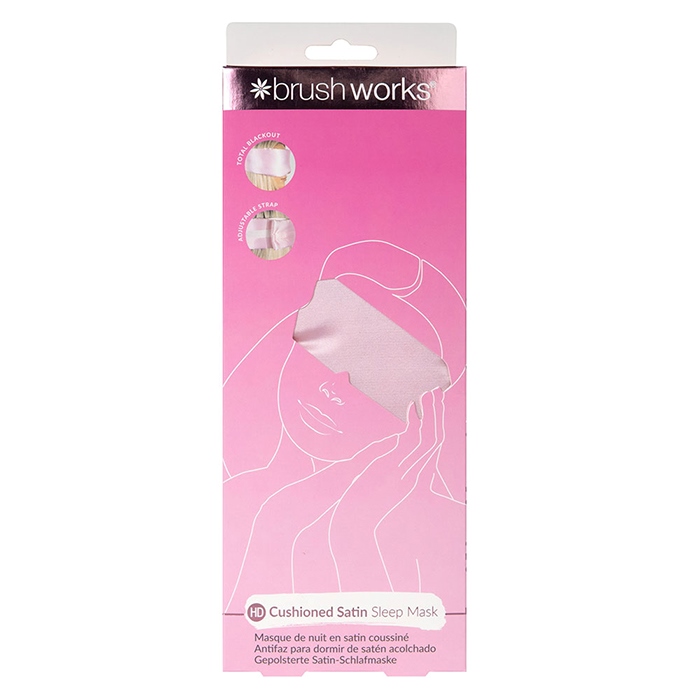 Satenska Maska Za Spavanje Sa Jastučićima| BRUSHWORK | Kozmo Shop Online