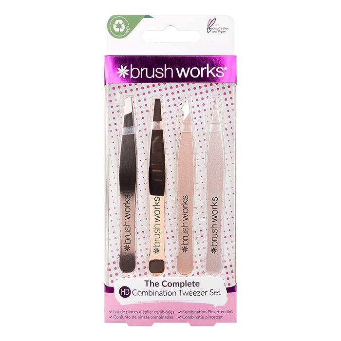 Kombinovani Set Pinceta 4 Komada | BRUSHWORKS |Kozmo Shop Online