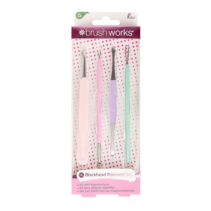 Set za uklanjanje mitisera i akni - pastelni Brushworks HD | BRUSHWORKS |Kozmo Shop Online