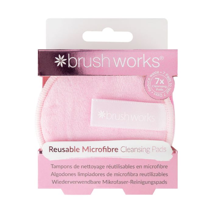 Jastučići za skidanje šminke za višekratnu upotrebu Mikrofiber 5056683103021 | Brushworks |Kozmo Online 