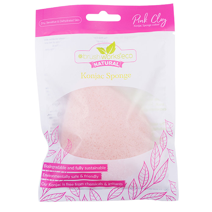  Konjac Sunđer Za Kožu Sa Roze Glinom| BRUSHWEAR |Kozmo Shop Online