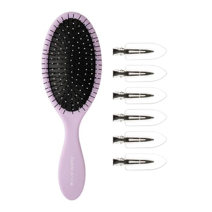 Luksuzni ljubičasti set za oblikovanje kose 5060903874677 | Brushworks | kozmo.rs