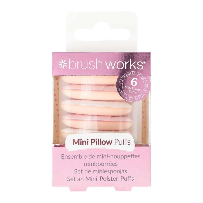 Mini sunđerasti jastuci za šminkanje 6 pack 5056682800495 ∣ Brushworks ∣ kozmo.rs
