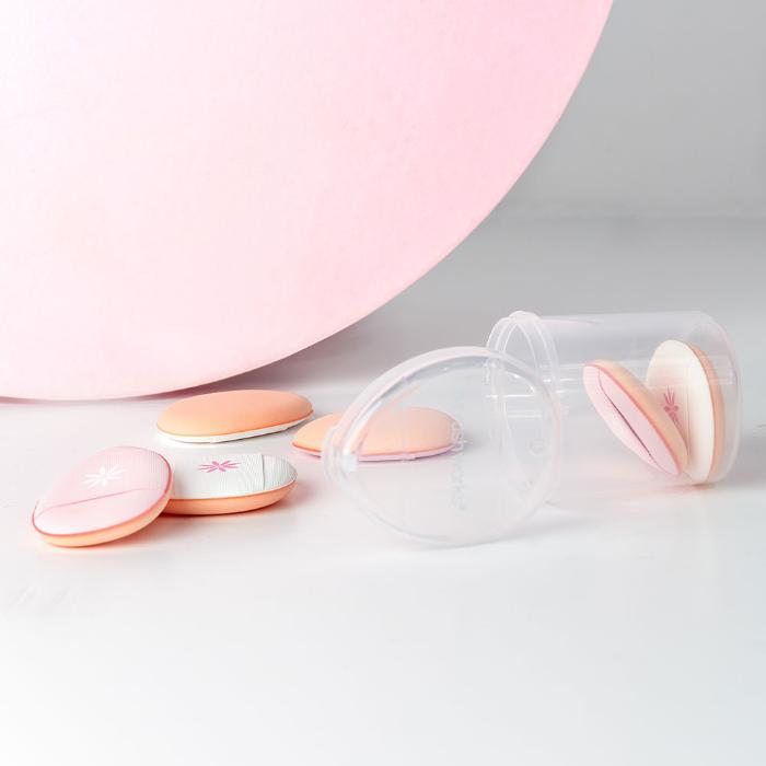 Mini sunđerasti jastuci za šminkanje 6 pack 5056682800495 ∣ Brushworks ∣ kozmo.rs