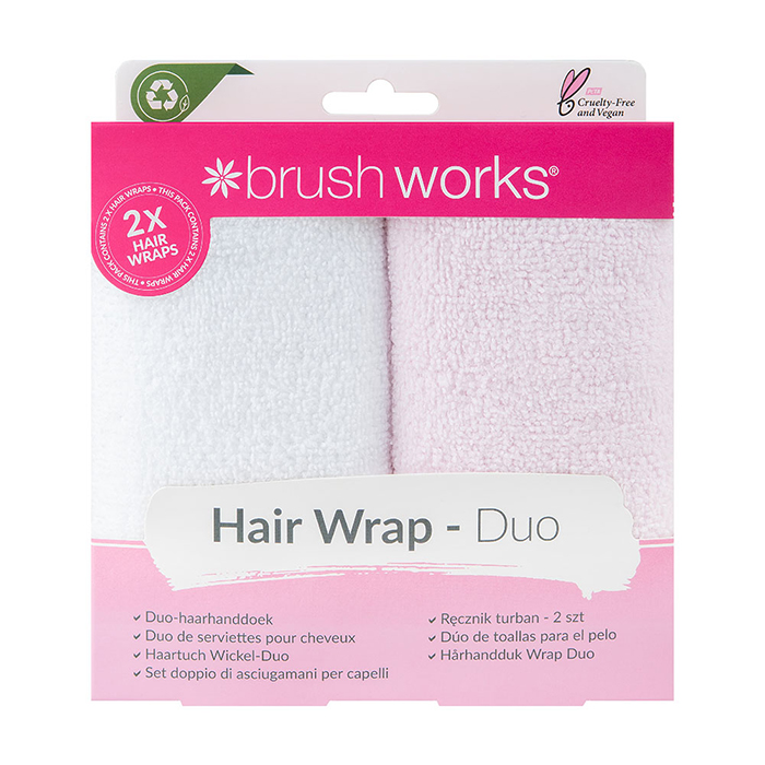 Turbani za kosu – 2 kom | BRUSHWORKS |Kozmo Shop Online