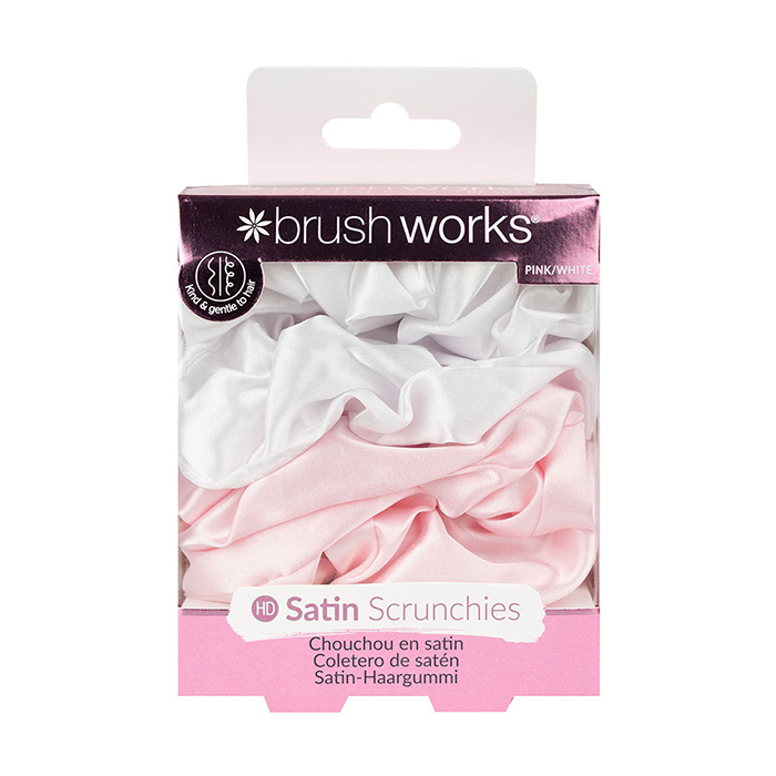 Satenski Skrunci Roze I Beli | BRUSHWORKS | Kozmo Online