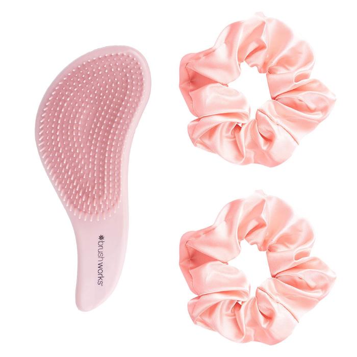 Set četka za raspetljavanje i gumica za kosu 5060903873175 | Brushworks | kozmo.rs
