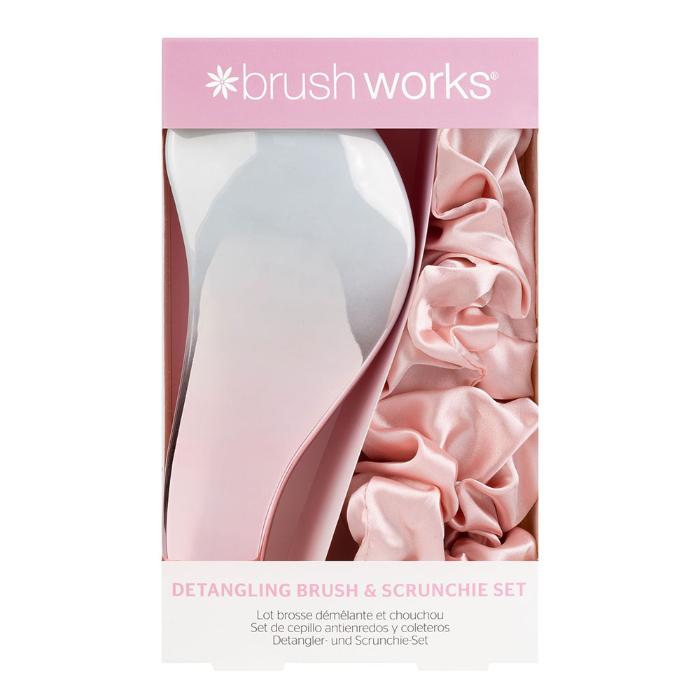 Set četka za raspetljavanje i gumica za kosu 5060903873175 | Brushworks | kozmo.rs