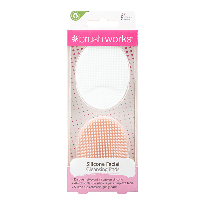 Silikonski Jastučići Za Čišćenje Lica 2kom| BRUSHWORKS | Kozmo Online