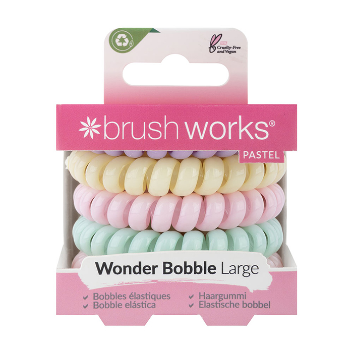 Pastelne Gumice Za Kosu Velike – 5Kom Wonder| BRUSHWORKS | Kozmo Online