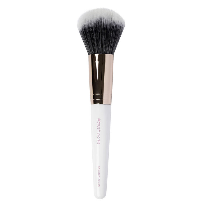 Cetkica za puder White i Gold 5060455146154| BRUSHWORKS | Kozmo Online