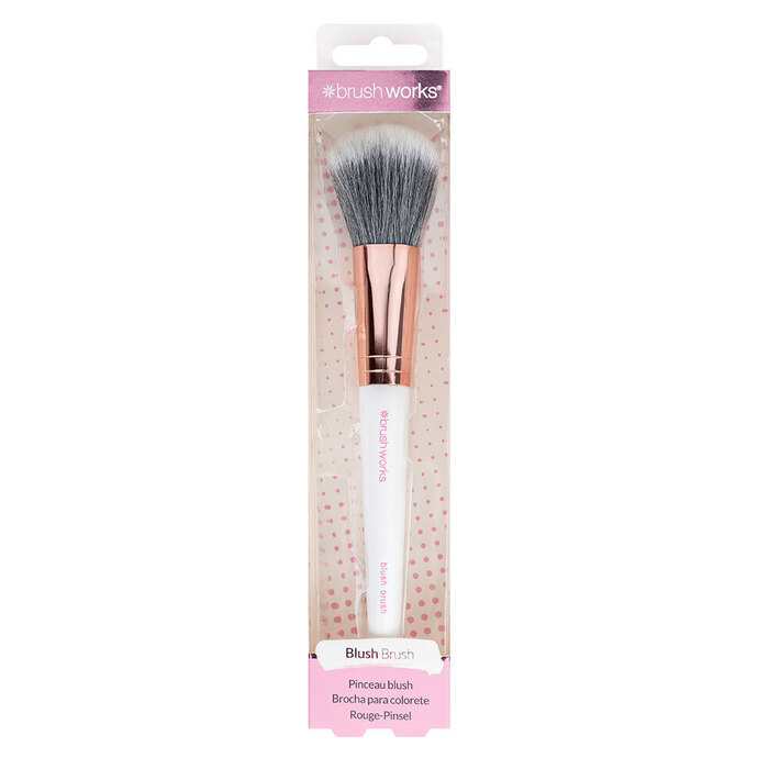 Cetkica za rumenilo White & Gold 5060455146185 | BRUSHWORKS | Kozmo Online