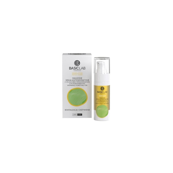 BasicLab Anti-Age Vitamin C Serum za lice protiv bora i fleka - Kozmo - 5904639170279 