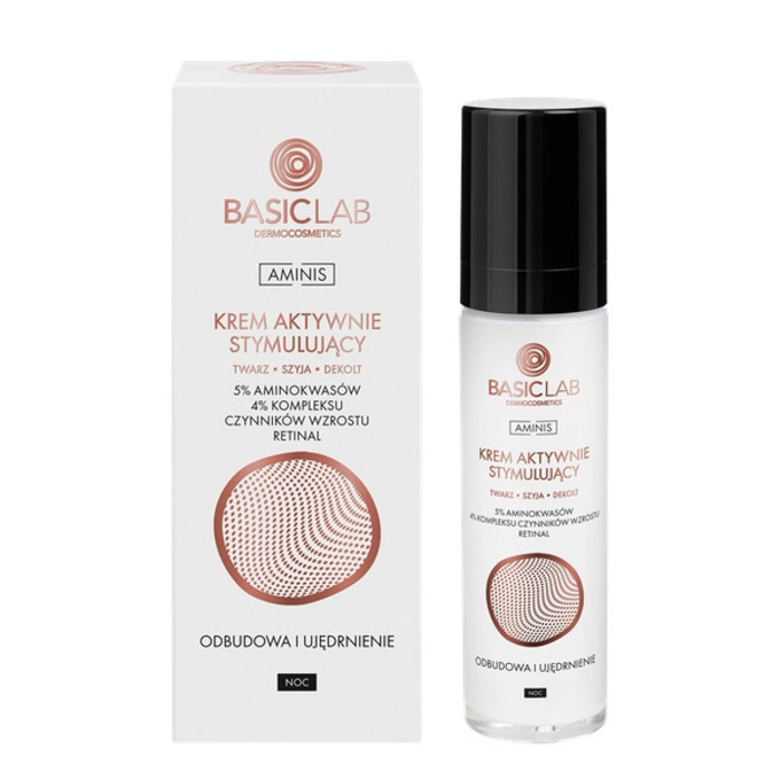 Basic Lab Noćna Anti-Age krema sa retinolom i aminokiselinama - intenzivna regeneracija 50ml | 5904639170347 | Kozmo