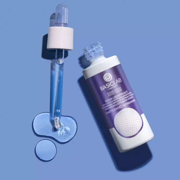BasicLab Anti-Age Serum za Lice sa 0,5% Peptida Bakra i Hijaluronskom Kiselinom 30ml | 5904639170637 | Kozmo