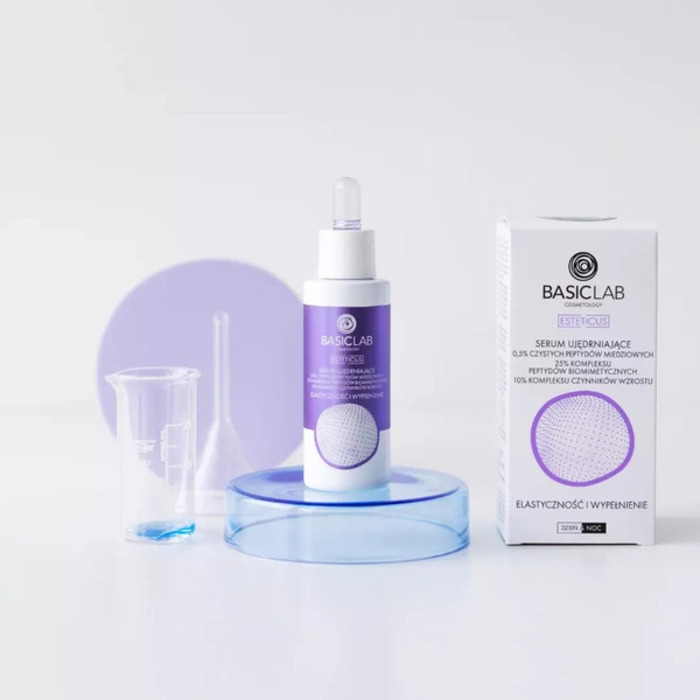 BasicLab Anti-Age Serum za Lice sa 0,5% Peptida Bakra i Hijaluronskom Kiselinom 30ml | 5904639170637 | Kozmo