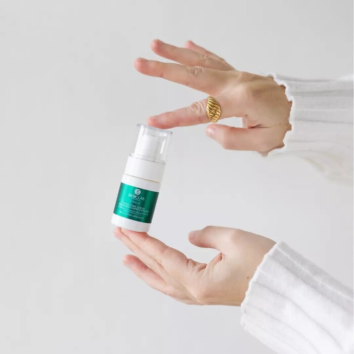 BasicLab Serum za Akne i Fleke Sa AHA/BHA i Azelaičnom Kiselinom - Spot Tretman 15ml | 5904639171108 | Kozmo
