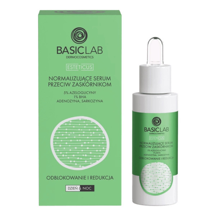 BasiLab Serum za lice protiv mitisera sa 1% BHA za masnu kožu | Kozmo | 5904639171139